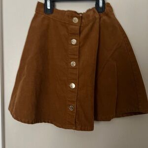 Beautiful fall color h&m mini skirt for girl size 9/10